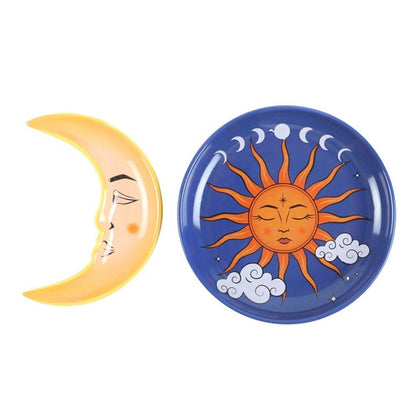 Sun and Moon Celestial Stacking Trinket Dish - DuvetDay.co.uk