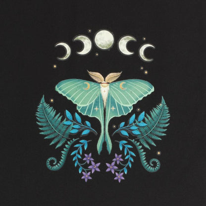 Luna Moth Polycotton Tote Bag - DuvetDay.co.uk