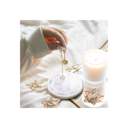 Opalite Pendulum Divination Kit - DuvetDay.co.uk