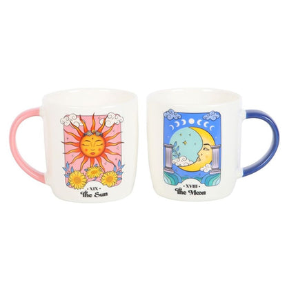 Sun and Moon Celestial Mug Set - DuvetDay.co.uk