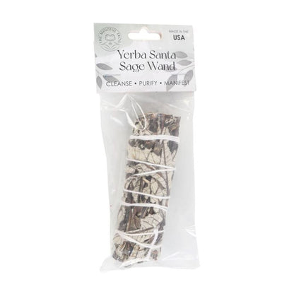 10cm Small Yerba Santa Sage Smudge Stick Wand - DuvetDay.co.uk
