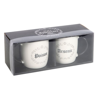 Poison and Arsenic Couples Mug Set - DuvetDay.co.uk