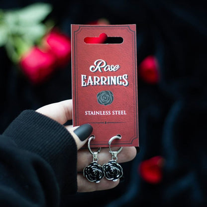 Rose Earrings - DuvetDay.co.uk