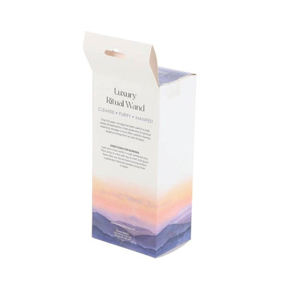 6in Ritual Wand Smudge Stick with Rosemary and Yerba Santa Sage - DuvetDay.co.uk