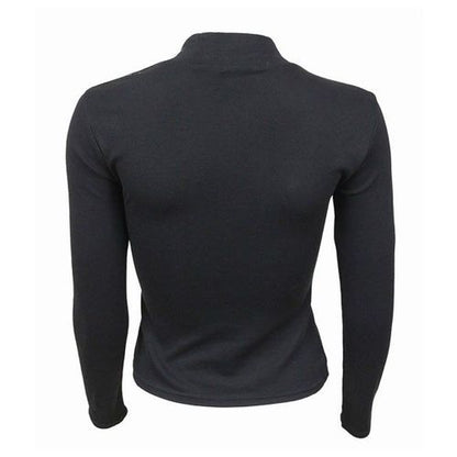 Women's Black Cat Pentagram Longsleeve Top by Spiral Direct XL