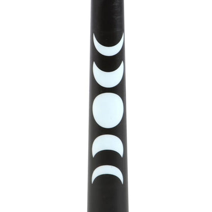 Set of 3 Black Magic Moon Phase Taper Candles - DuvetDay.co.uk