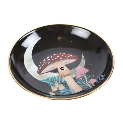 Forest Mushroom Ceramic Incense Plate - DuvetDay.co.uk