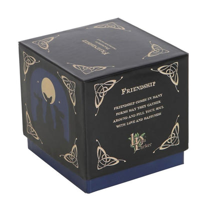 'Moon Gazing Hares' Friendship Candle by Lisa Parker - DuvetDay.co.uk