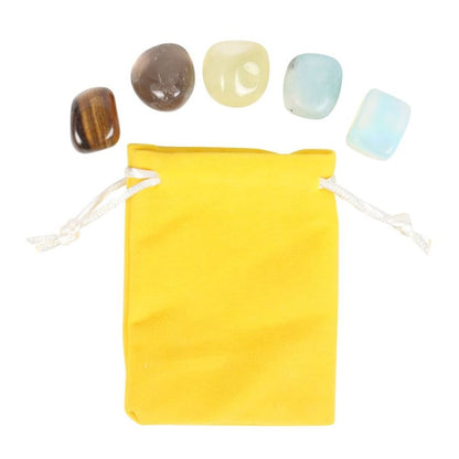 Gemini Crystal Tumblestone Set - DuvetDay.co.uk