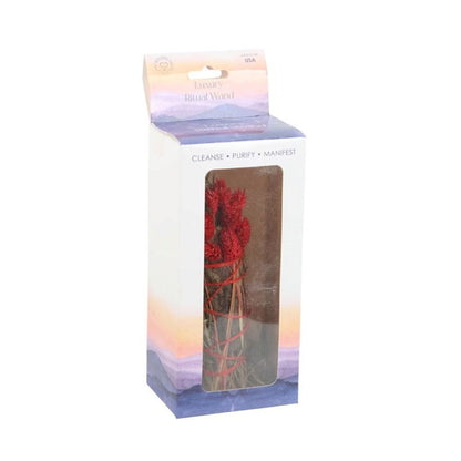 6in Ritual Wand Smudge Stick with Rosemary and Yerba Santa Sage - DuvetDay.co.uk