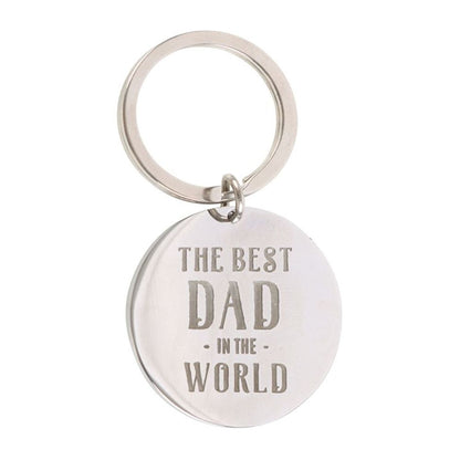 Best Dad in the World Keyring - DuvetDay.co.uk