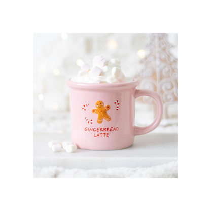 Pink Gingerbread Latte Mug