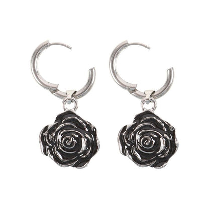 Rose Earrings - DuvetDay.co.uk