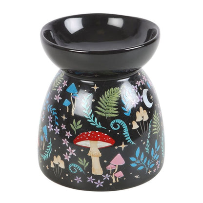 Dark Forest Print Oil Burner - DuvetDay.co.uk