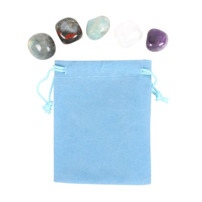 Pisces Crystal Tumblestone Set - DuvetDay.co.uk