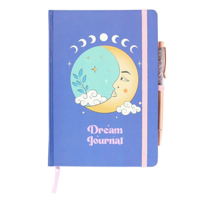 The Moon Dream Journal with Amethyst Pen - DuvetDay.co.uk