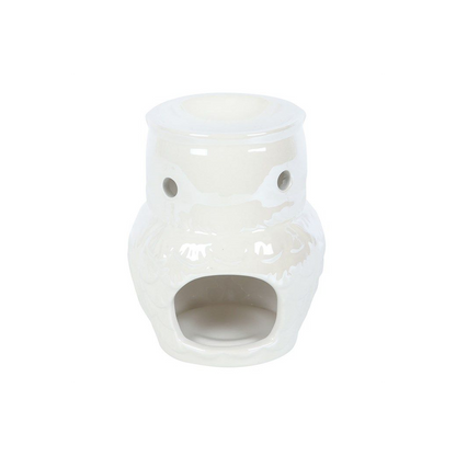 Owl Shaped Iridescent Oil Burner and Wax Warmer
