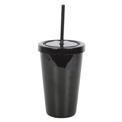 Deadly Poison Plastic Tumbler with Straw - DuvetDay.co.uk