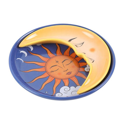 Sun and Moon Celestial Stacking Trinket Dish - DuvetDay.co.uk