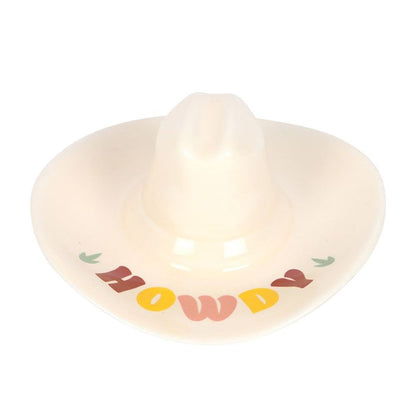 Howdy Cowboy Hat Trinket Dish