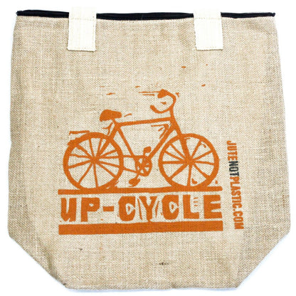 Up Cycle - Eco Jute Bag - DuvetDay.co.uk