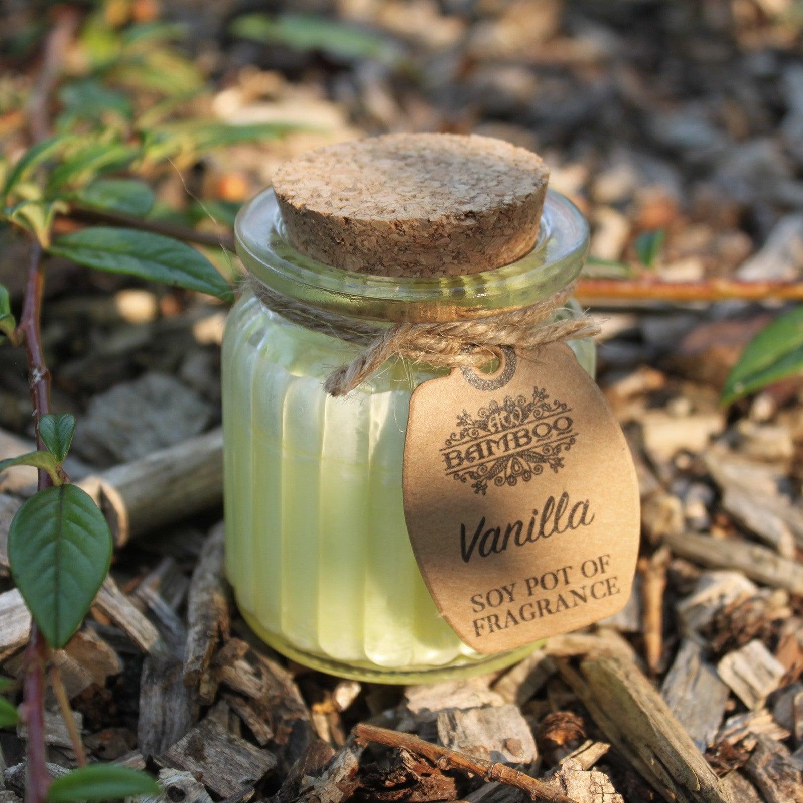 Vanilla Soy Pot of Fragrance Candles - DuvetDay.co.uk