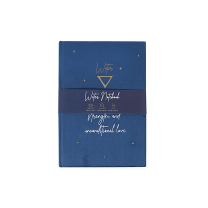 Water Element Velvet A5 Notebook - DuvetDay.co.uk