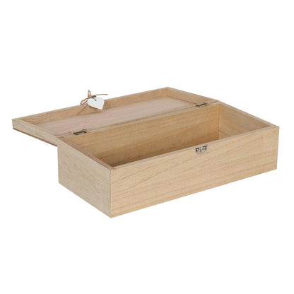 Wedding Memories Hinged Wooden Memento Box - DuvetDay.co.uk