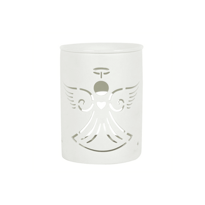 White Angel Cut Out Oil Burner - DuvetDay.co.uk