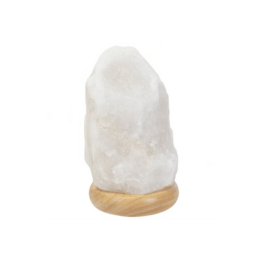 White Colour Changing USB Salt Lamp - DuvetDay.co.uk