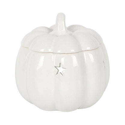 White Pumpkin Oil Burner - DuvetDay.co.uk