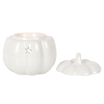 White Pumpkin Oil Burner - DuvetDay.co.uk