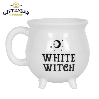 White Witch Cauldron Mug - DuvetDay.co.uk