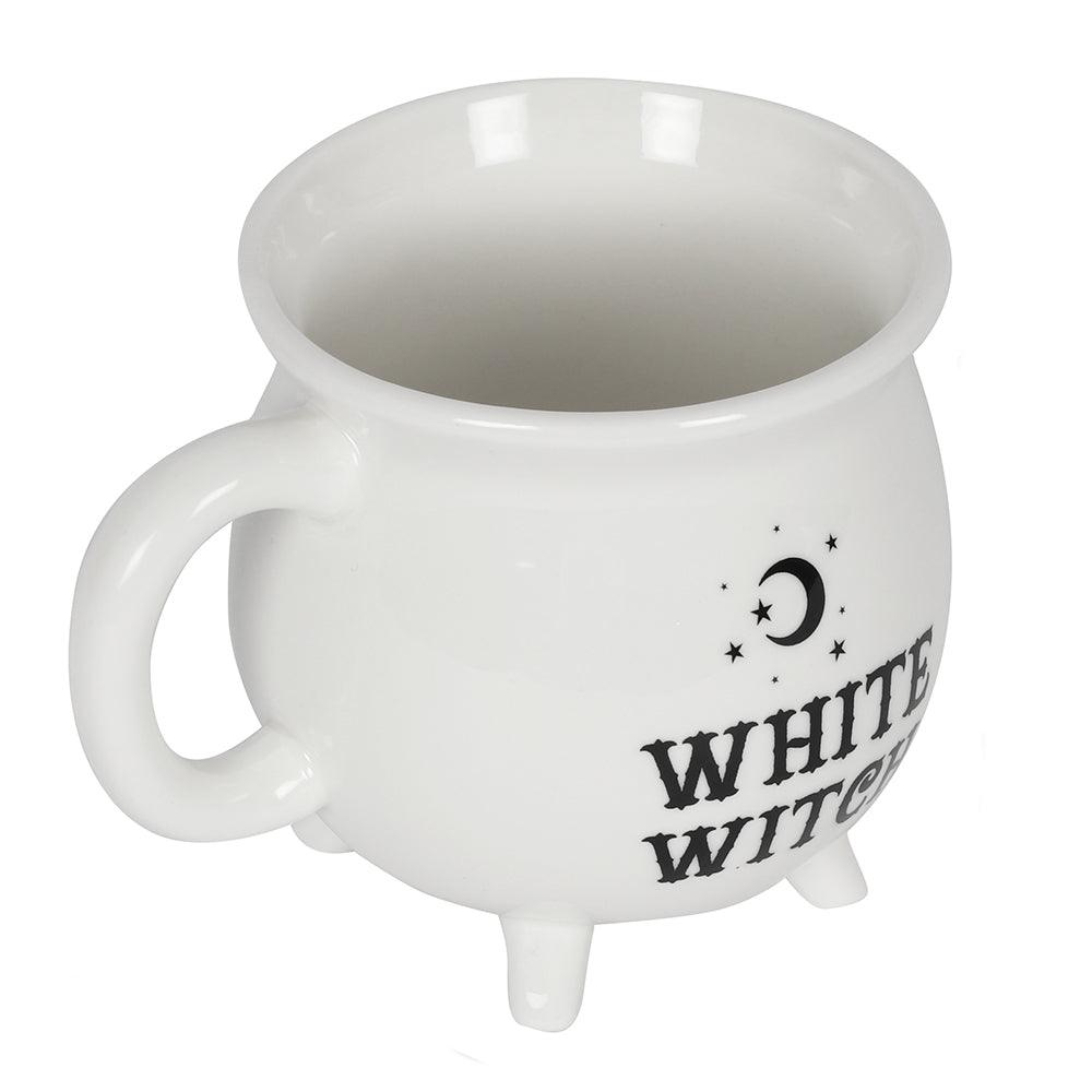 White Witch Cauldron Mug - DuvetDay.co.uk