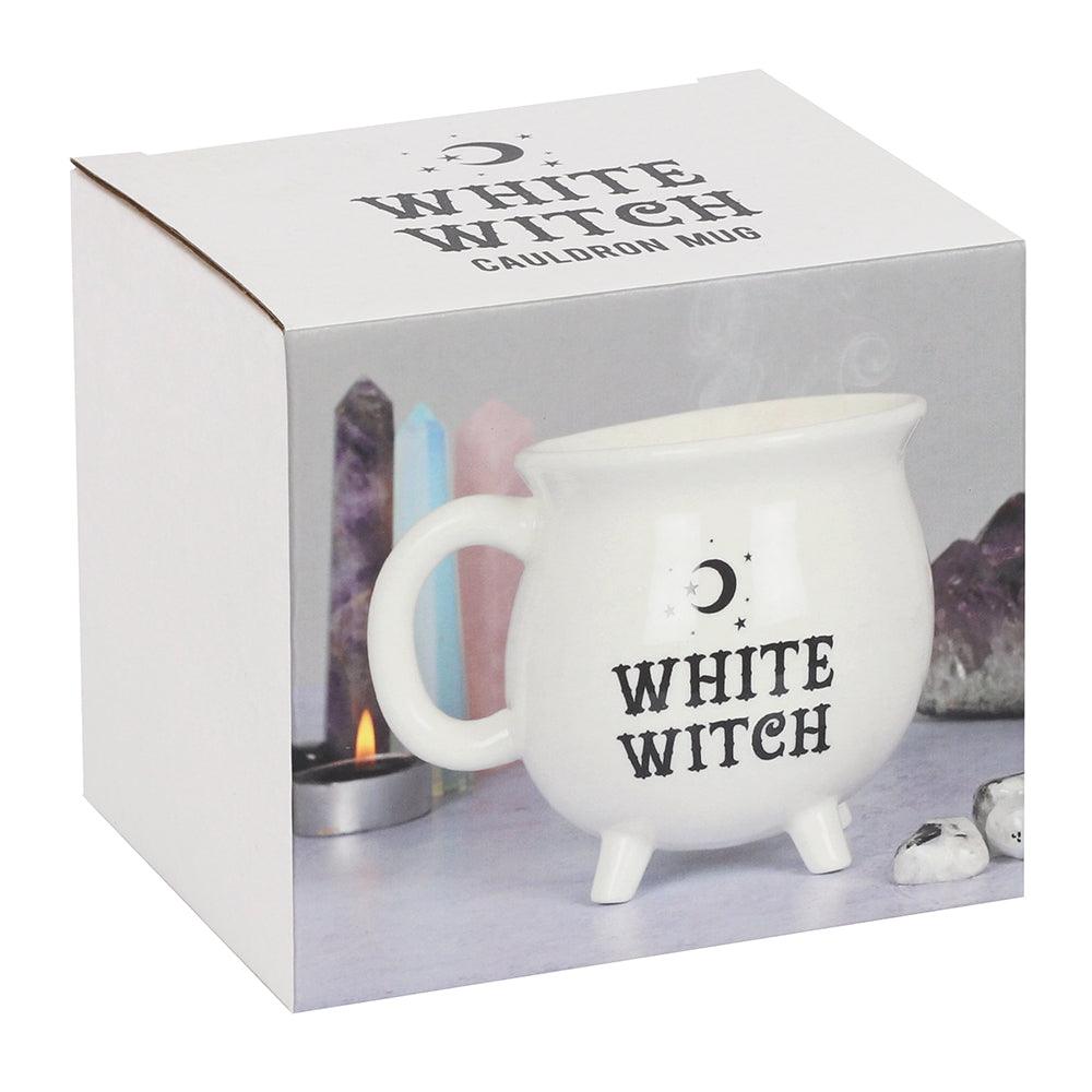 White Witch Cauldron Mug - DuvetDay.co.uk