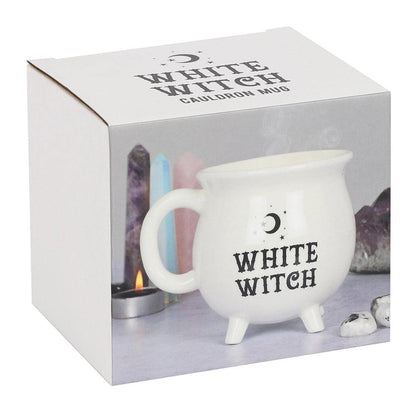 White Witch Cauldron Mug - DuvetDay.co.uk
