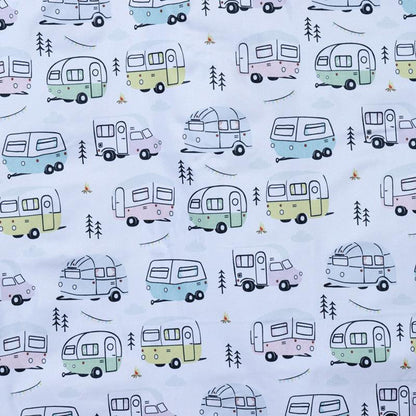 Wildwood Caravan Picnic Blanket - DuvetDay.co.uk