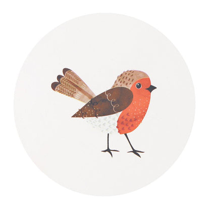 Winter Robin Coaster Set - DuvetDay.co.uk