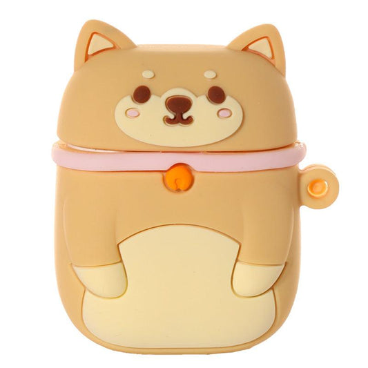 Wireless Earphone Silicone Case Cover - Shiba Inu Dog (Cover Only) - DuvetDay.co.uk