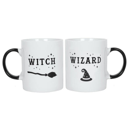 Witch and Wizard Mug Set - DuvetDay.co.uk
