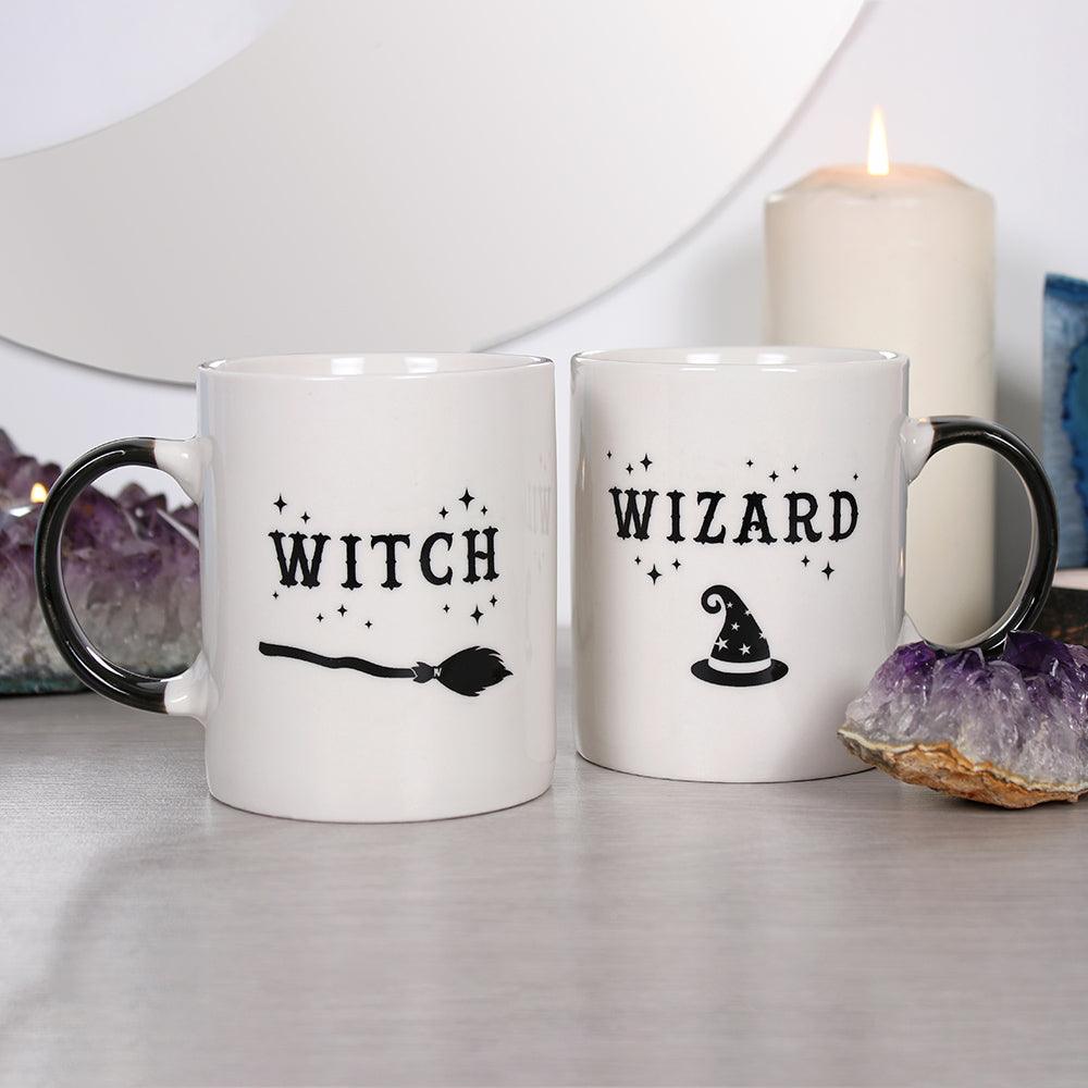 Witch and Wizard Mug Set - DuvetDay.co.uk