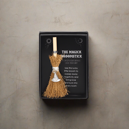 Witch Hat Mini Magick Broomstick