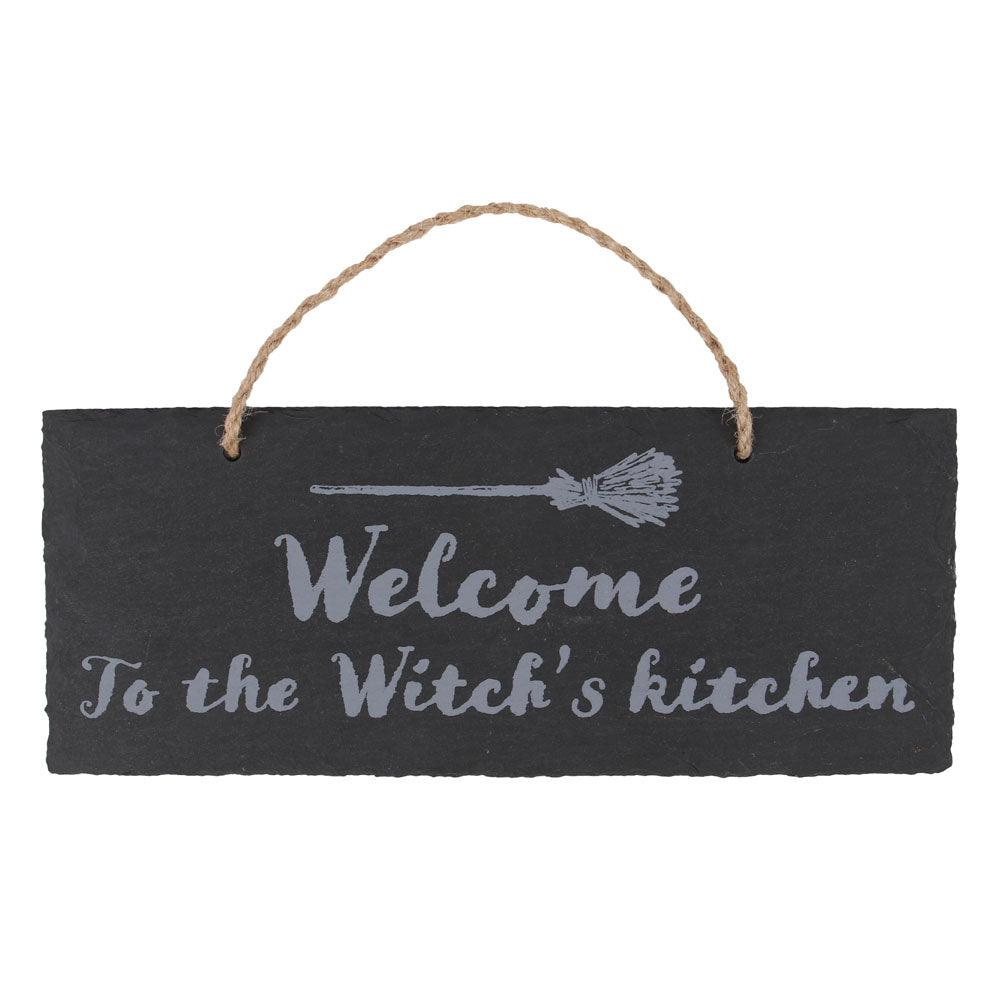 Witch's Kitchen Slate Hanging Sign - DuvetDay.co.uk