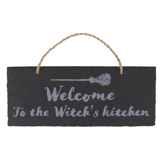Witch's Kitchen Slate Hanging Sign