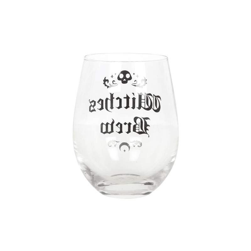 Witches Brew Stemless Wine Glass - DuvetDay.co.uk