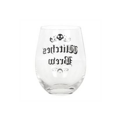 Witches Brew Stemless Wine Glass - DuvetDay.co.uk
