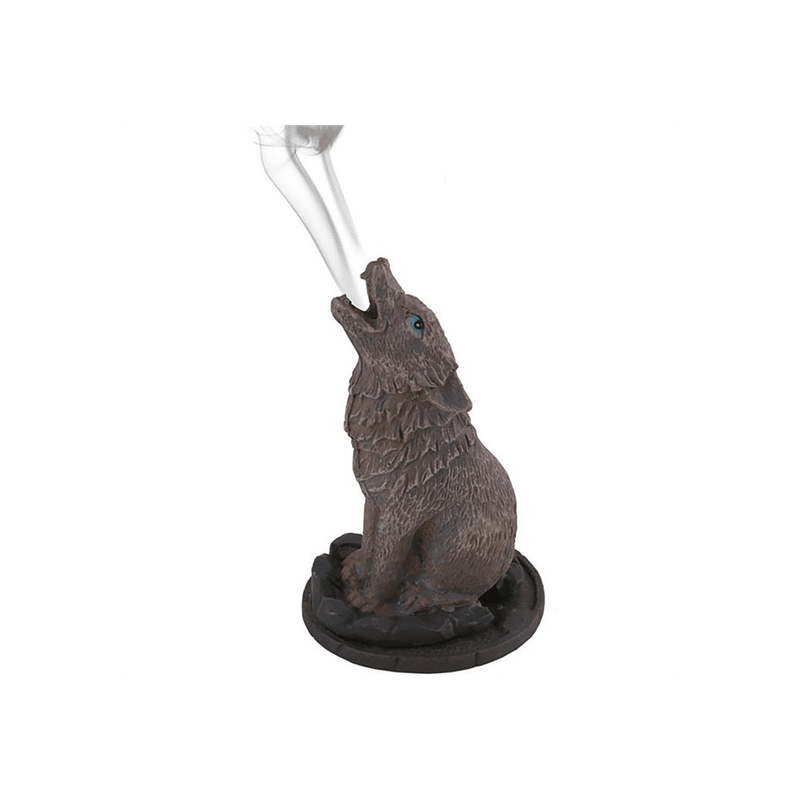 Wolf Incense Cone Holder by Lisa Parker