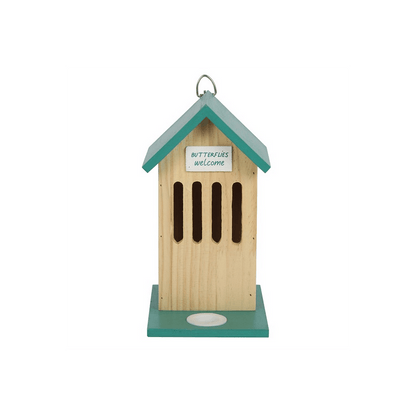 Wooden Butterfly House - DuvetDay.co.uk