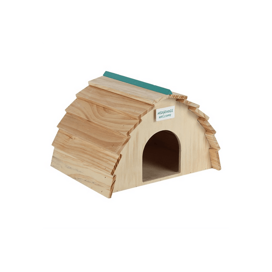 Wooden Hedgehog House - DuvetDay.co.uk