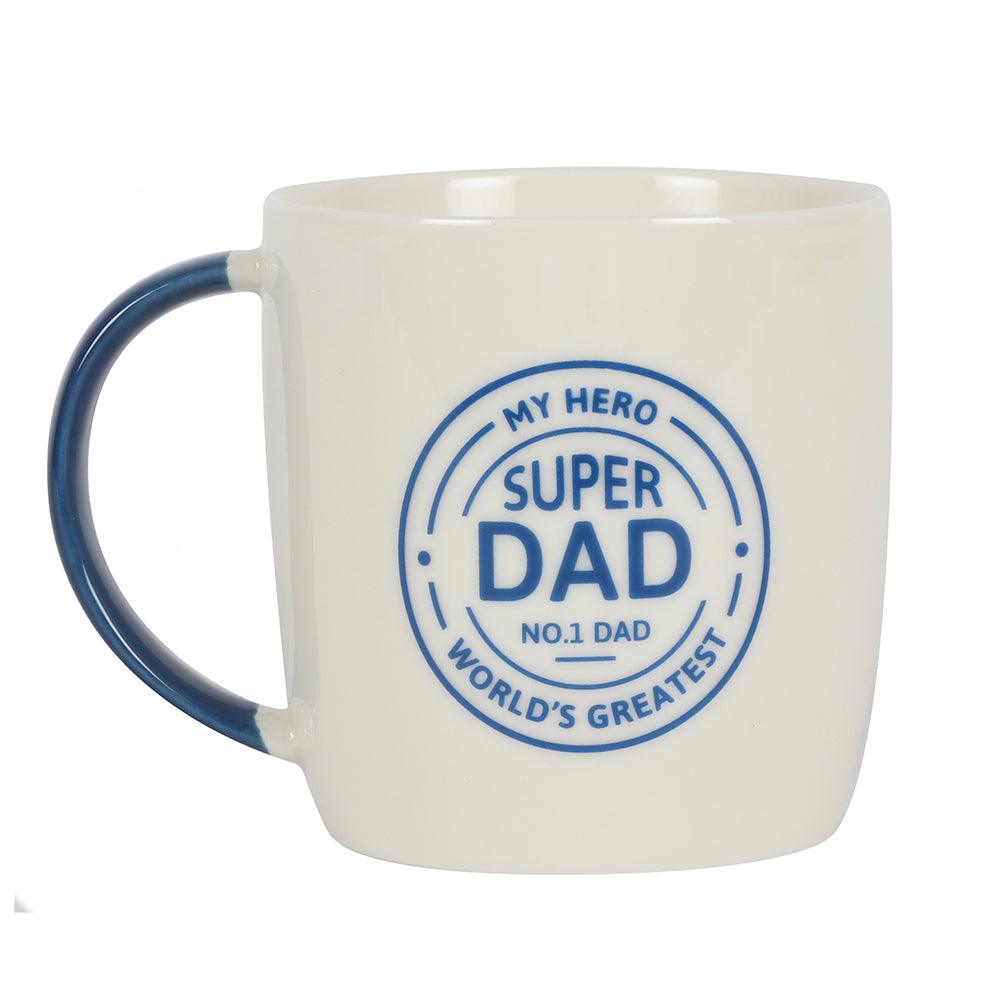Worlds Greatest Super Dad Mug - DuvetDay.co.uk